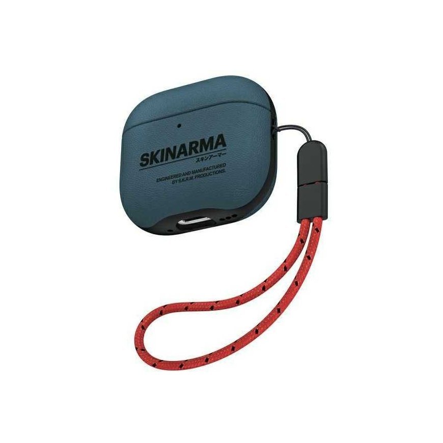 Skinarma dėklas Spunk AirPods 4 mėlynos spalvos
