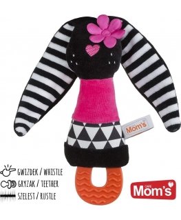 Hencz Moms Care Colorful squeaky bunny ZA3013