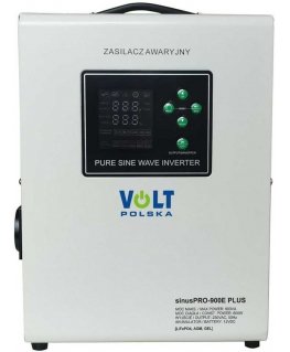 VOLT POLSKA SINUSPRO 900E PLUS 12V 600/900W LiFePO4 keitiklis, MENU