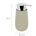 Liquid soap dispenser BADI, black, WENKO