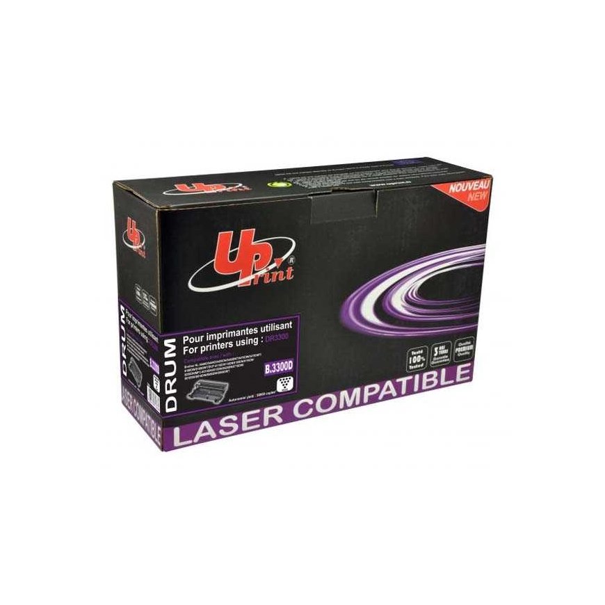 UPrint-yhteensopiva rumpu DR3300, B.3300D, musta, 30000s kanssa