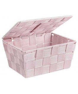 ADRIA Pink organisaattori kannella, kylpyhuonesäiliö, WENKO