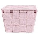 ADRIA Pink organisaattori kannella, kylpyhuonesäiliö, WENKO ADRIA Pink organisaattori kannella, kylpyhuonesäiliö, WENKO