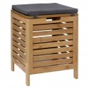 BAMBOO bathroom stool with laundry basket, 2in1 BAMBOO bathroom stool with laundry basket, 2in1
