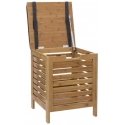 BAMBOO bathroom stool with laundry basket, 2in1 BAMBOO bathroom stool with laundry basket, 2in1