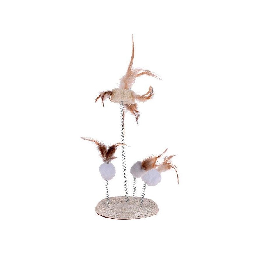 Cats Collection Jousilelu kissoille, höyhenet, jousilelut kissoille, 14x33 cm