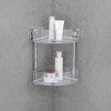 Kylpyhuoneen kulmahylly QUADRO, Vacuum-Loc, 2 tasoa, WENKO Kylpyhuoneen kulmahylly QUADRO, Vacuum-Loc, 2 tasoa, WENKO