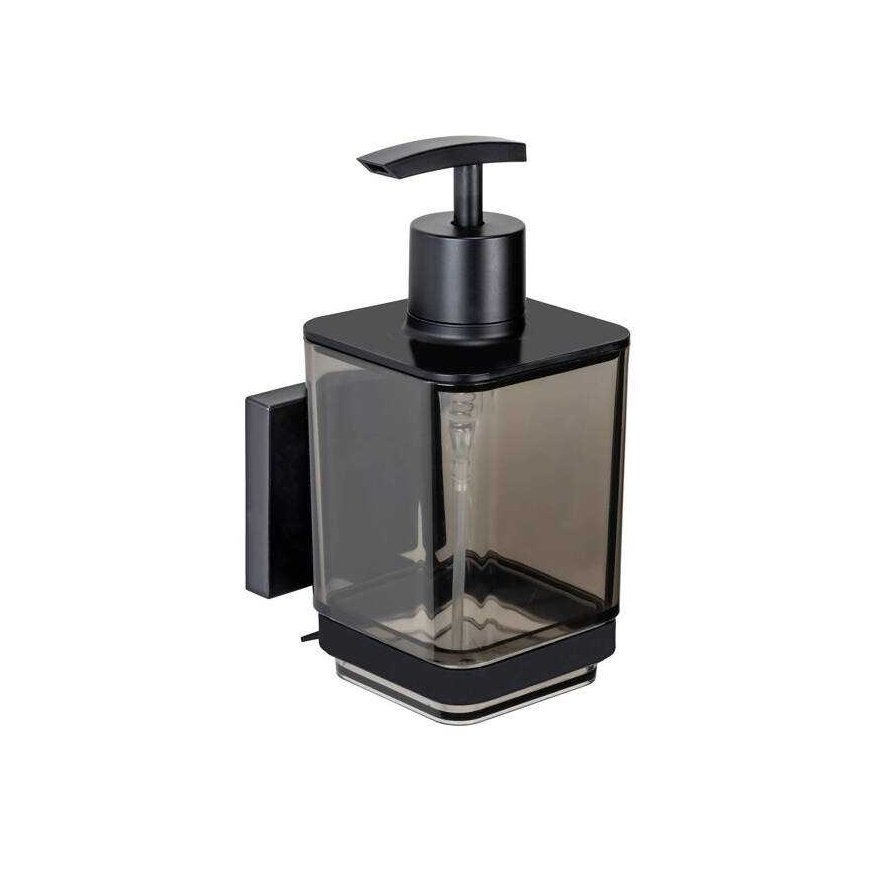 Wenko QUADRO wall-mounted dispenser, installation without drilling