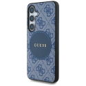 Dėklas Guess 4G Round Patch Classic Logo MagSafe do Samsung Galaxy S25+ mėlyna Dėklas Guess 4G Round Patch Classic Logo MagSafe do Samsung Galaxy S25+ mėlyna