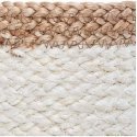Hs Decoration PIECES Jute storage baskets, round, 3 pcs., natural color + white Hs Decoration PIECES Jute storage baskets, round, 3 pcs., natural color + white