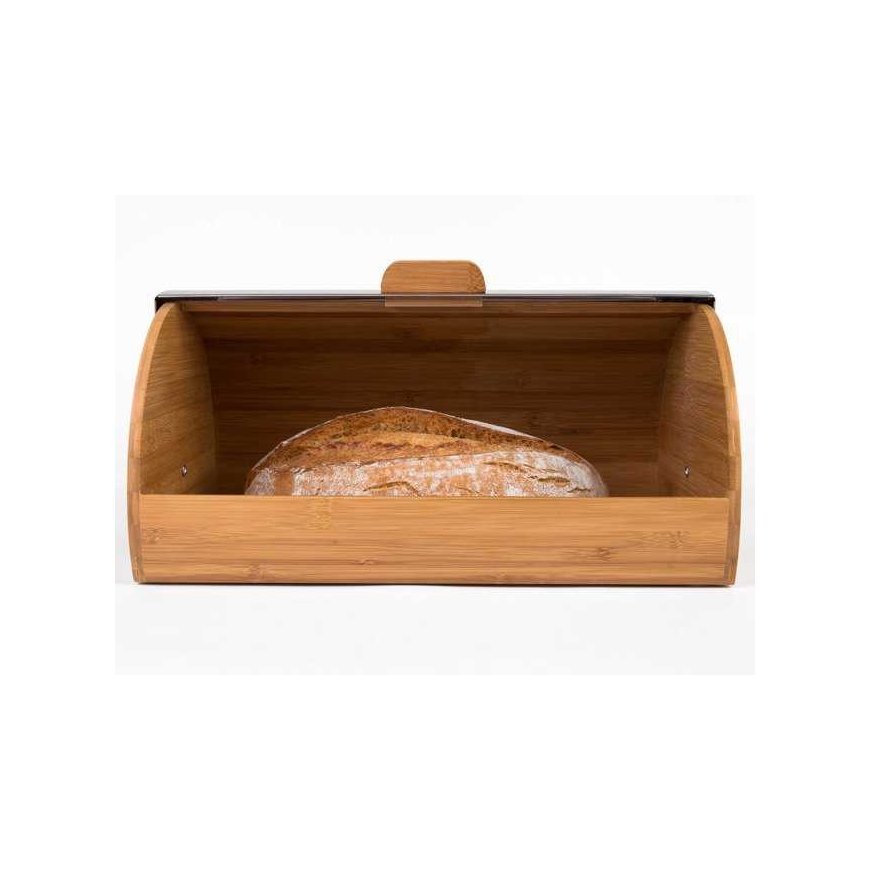 Bamboo Zeller bread box 39 x 25.5 x 18.5 cm bamboo / stainless steel – 3