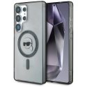 Karl Lagerfeld dėklas SAMSUNG S25 Ultra KLHMS25LHLSKIK (Magnetic IML Metal K. Heads) juodas