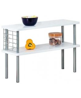 Kesper Küchenregal mit 2 Ebenen, MDF, FSC, white