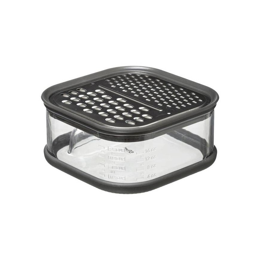 Steel Tarka su konteineriu, 2 storio tinkleliai, nerūdijantis plienas