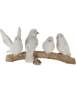 Mondex Figurine koristelintuja oksalla, 16 cm