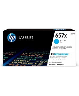 HP LaserJet 657X, оригинальный лазерный картридж увеличенной емкости, голубой