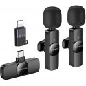 Microphone Borofone BFK15 Lightning/USB-C black Microphone Borofone BFK15 Lightning/USB-C black