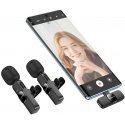 Microphone Borofone BFK15 Lightning/USB-C black Microphone Borofone BFK15 Lightning/USB-C black