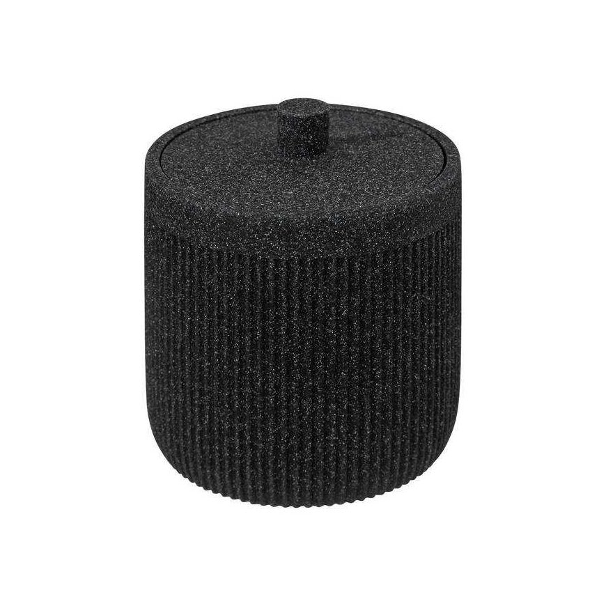 Säiliö pumpulipalloille ja tikkuille ONYX, liuskekivi, Ø 9,9 cm