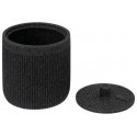 Talpykla vatos diskams ir pagaliukams ONYX, šiferis, Ø 9,9 cm Talpykla vatos diskams ir pagaliukams ONYX, šiferis, Ø 9,9 cm