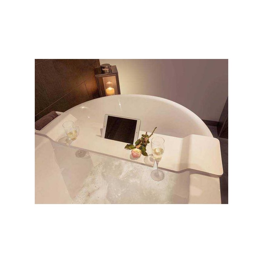 Bisk Kylpyhuoneen hylly MATERA, valkoinen, Weko – 5