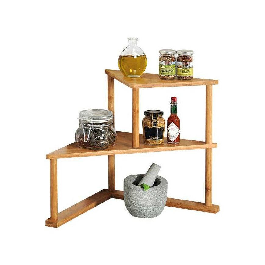 Kitchen corner shelf, 2 levels, KESPER