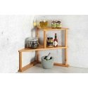 Kitchen corner shelf, 2 levels, KESPER