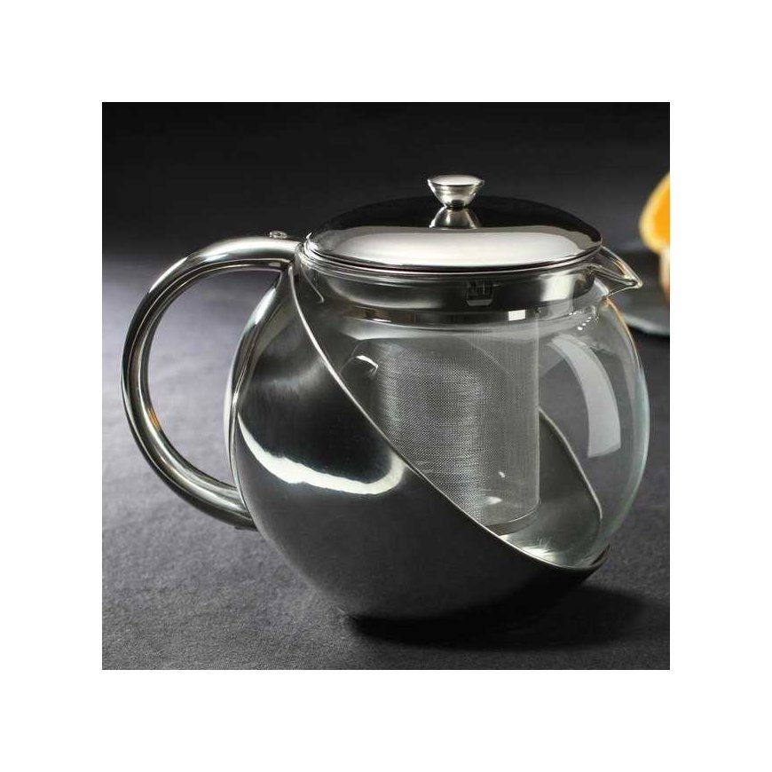 Dekoracja Domu Tea cup, 1100 ml - chrome – 5