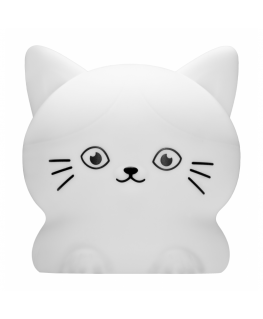 Lubinis šviestuvas Silikoninė LED Lempa - Redleaf Silly Cat