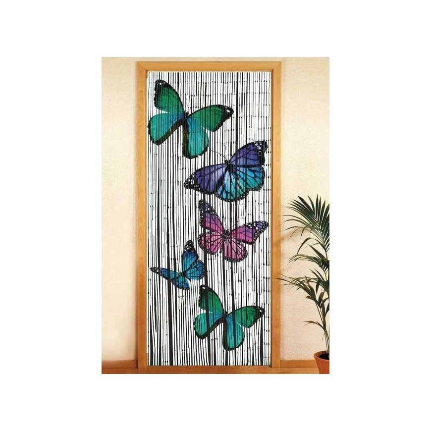 Maximex Bamboo Curtains Motyle, 90x200 cm
