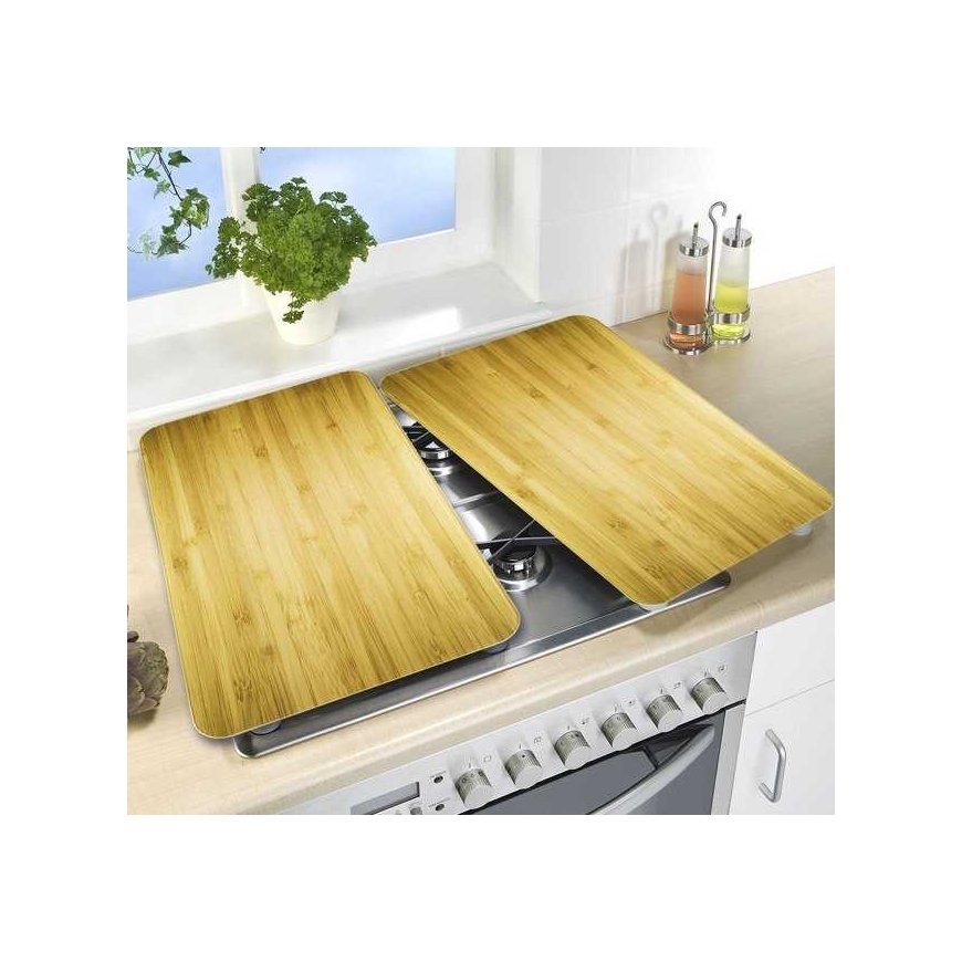 WOODEN LOOK lasisuojalevyt takalle — 2 kpl, WENKO – 3