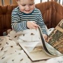 LEANDER - Forest baby bedding, organic cotton, 70x100 cm, cappuccino LEANDER - Forest baby bedding, organic cotton, 70x100 cm, cappuccino