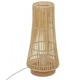 Atmosphera MAHE bamboo table lamp, 38 cm