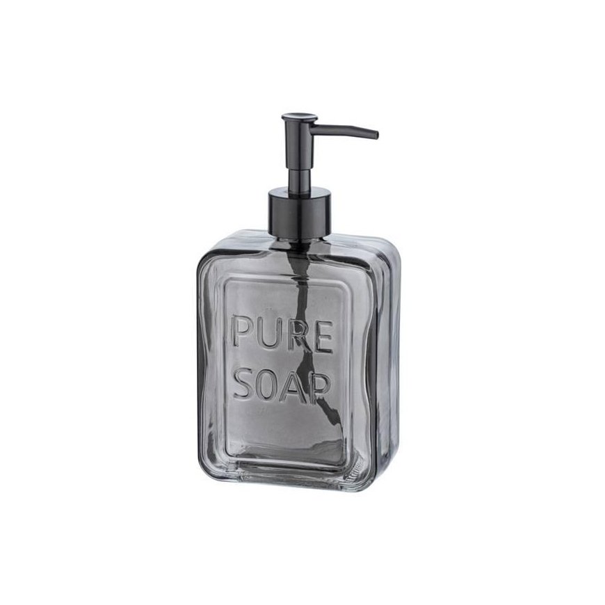 PURE liquid soap dispenser, glass, 550 ml, WENKO