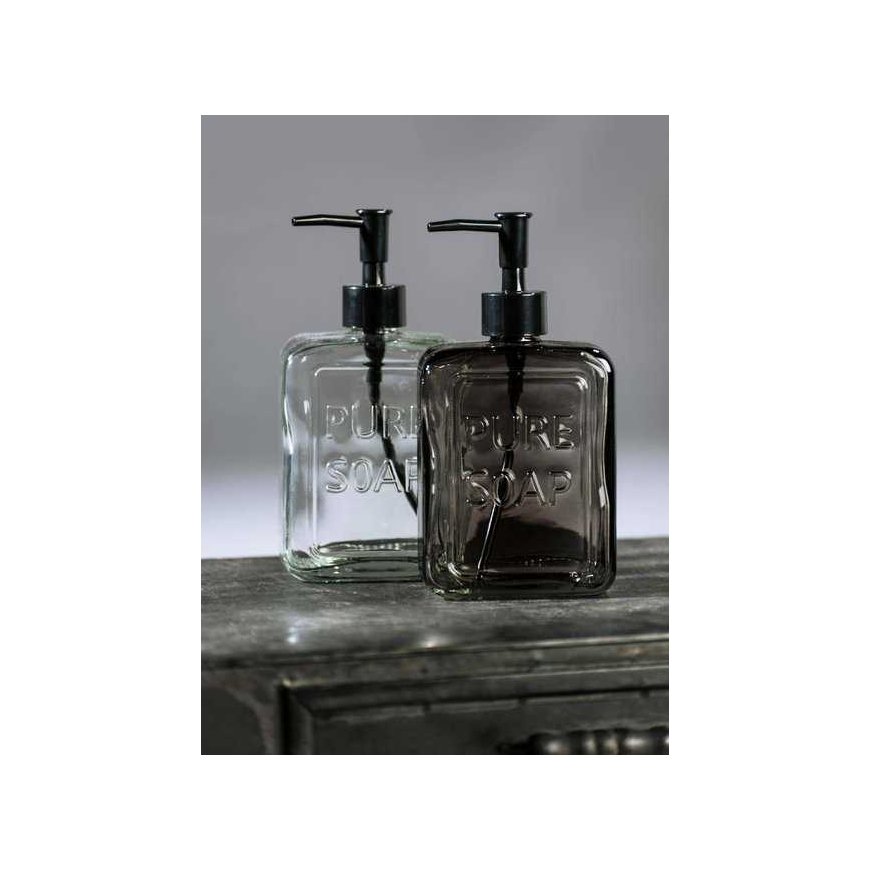 PURE liquid soap dispenser, glass, 550 ml, WENKO – 3