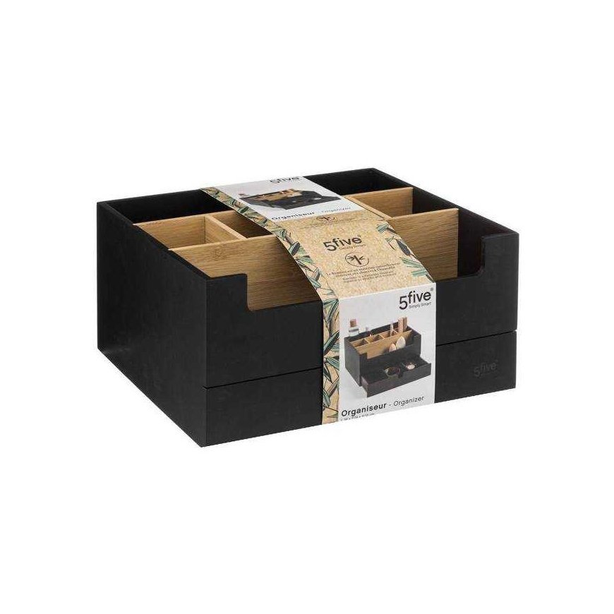 Bamboo Bamboo cosmetic holder, 1 drawer – 5