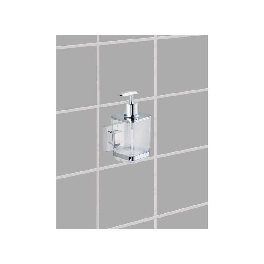QUADRO soap dispenser, Vacuum-Loc stainless steel - 340 ml, WENKO – 3
