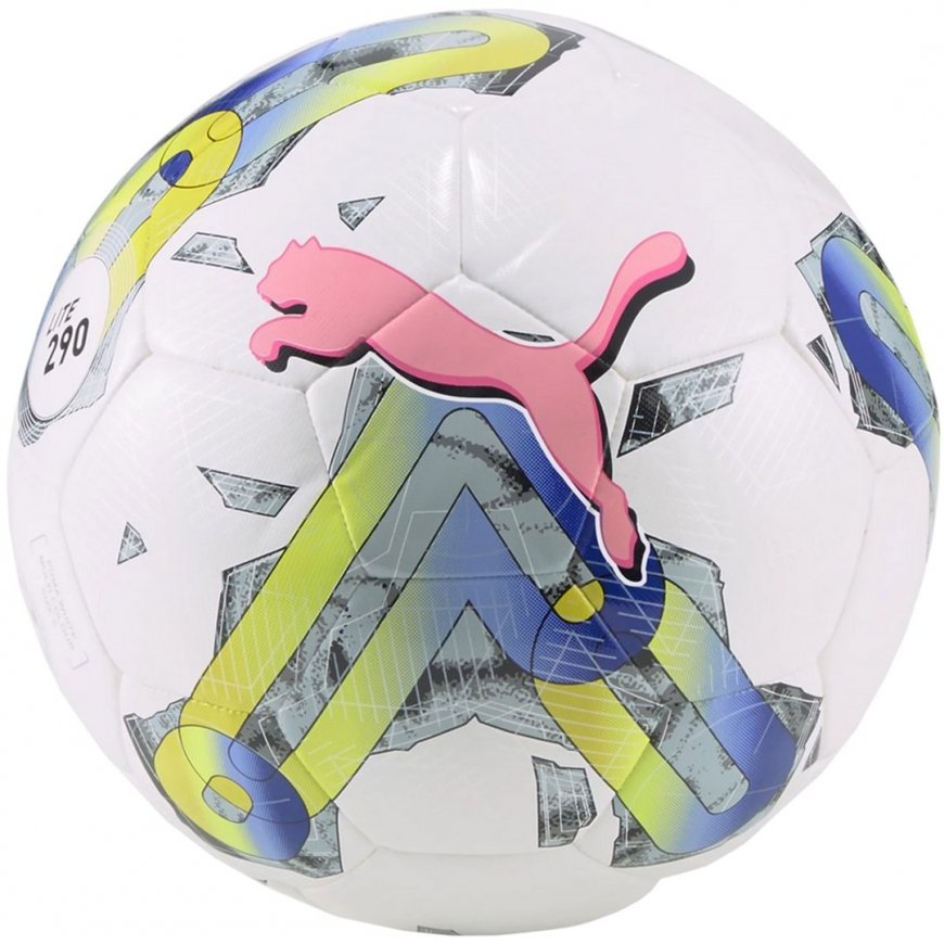 Puma Orbita 5 Hybrid Lite balti-zaļi-rozā futbols 290 83785 01 5 – 2