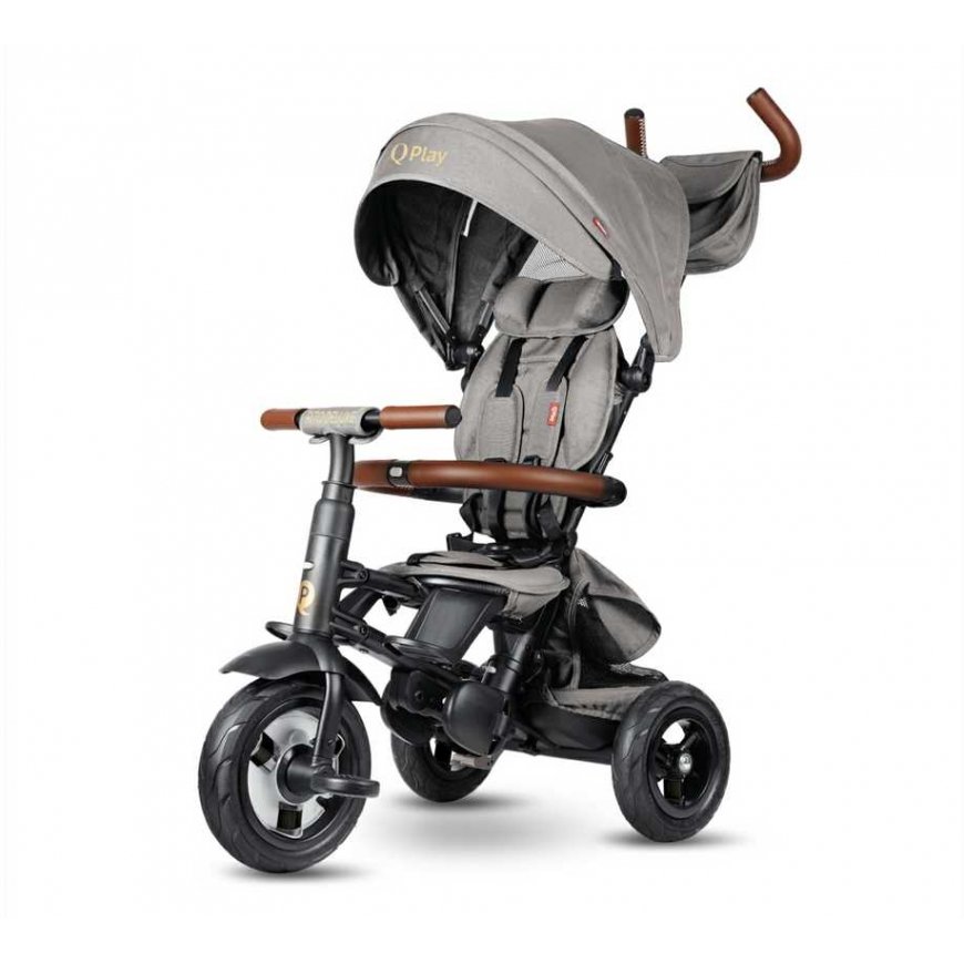 Qplay Tricycle Rito Deluxe Rubber gray