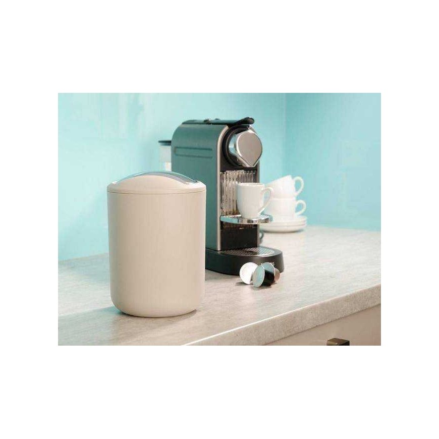 Garbage basket BRASIL, beige - 2 l, WENKO – 2