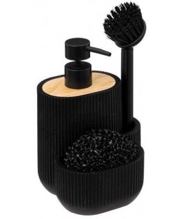 Sponge BLACKWOOD dish and sponge liquid dispenser