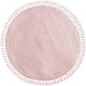 Dekoracja Domu Pink Lurex koristematto, halkaisija 90 cm hapsuilla, pinkki Dekoracja Domu Pink Lurex koristematto, halkaisija 90 cm hapsuilla, pinkki