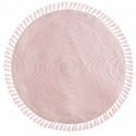 Dekoracja Domu Pink Lurex koristematto, halkaisija 90 cm hapsuilla, pinkki Dekoracja Domu Pink Lurex koristematto, halkaisija 90 cm hapsuilla, pinkki