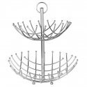 5five Simply Smart Metal Fruit Basket, 40 cm, 2 Tiers 5five Simply Smart Metal Fruit Basket, 40 cm, 2 Tiers