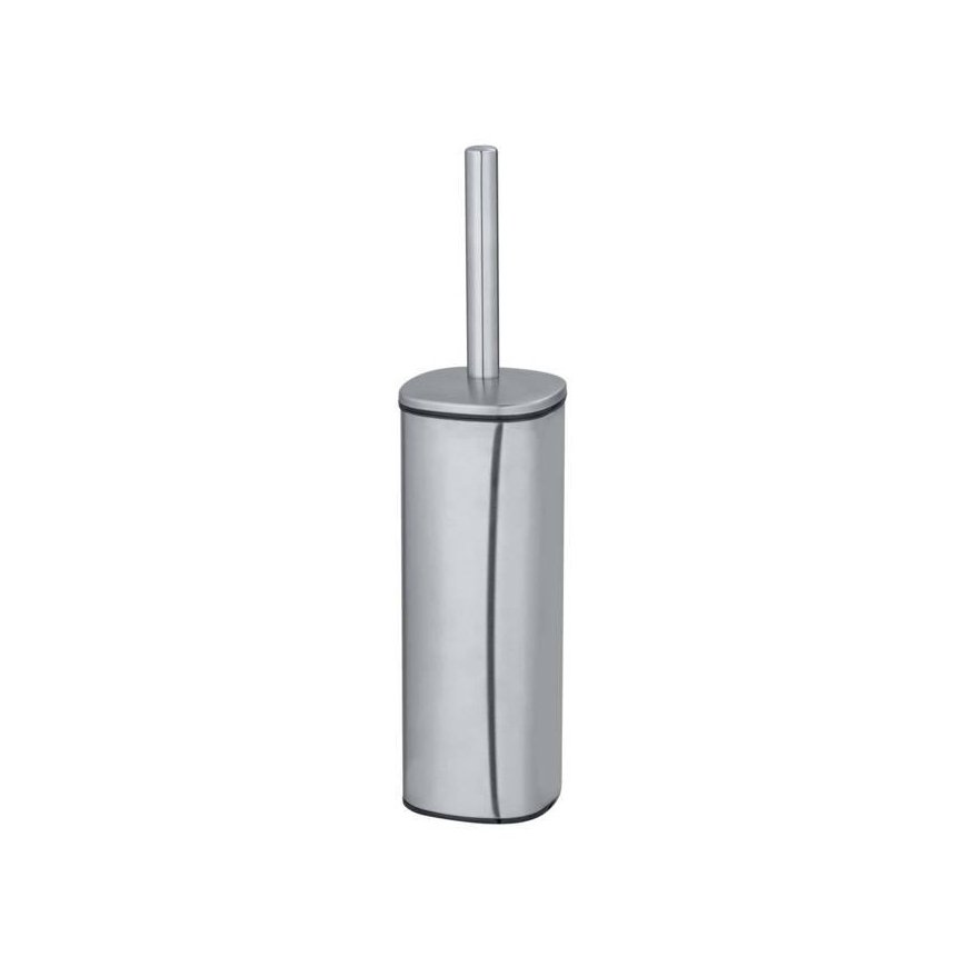 WC brush ALASSIO, matt stainless steel, grey, Wenko