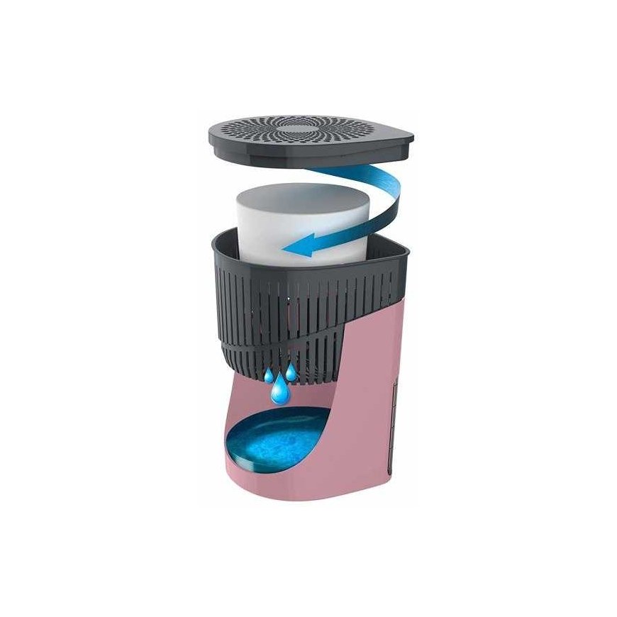 Device that absorbs moisture from the atmosphere, adsorption dehumidifier - holds up to 80 m3 of air, 15 x 15 x 23 cm, WENKO – 2