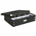 Box for ties and suspenders - organizer, color black, ZELLER Box for ties and suspenders - organizer, color black, ZELLER