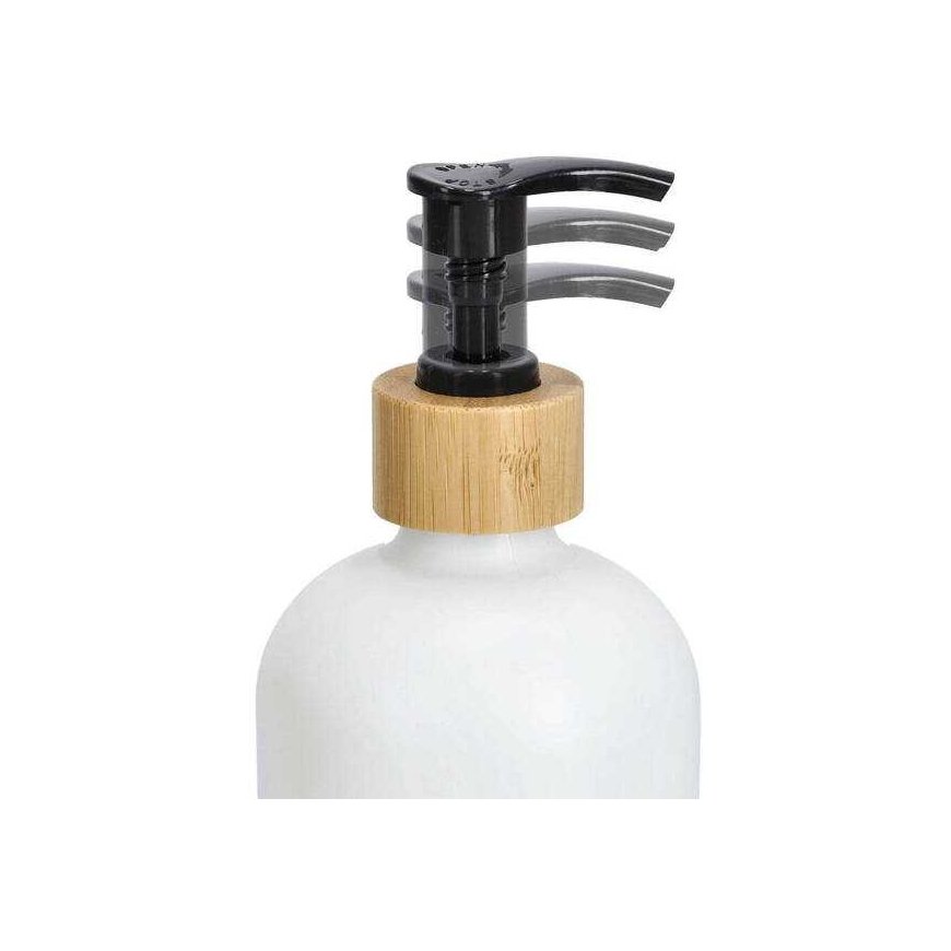 Zeller Neste- ja saippua-annostelijasetti bambutelineellä, 2 x 500 ml – 2