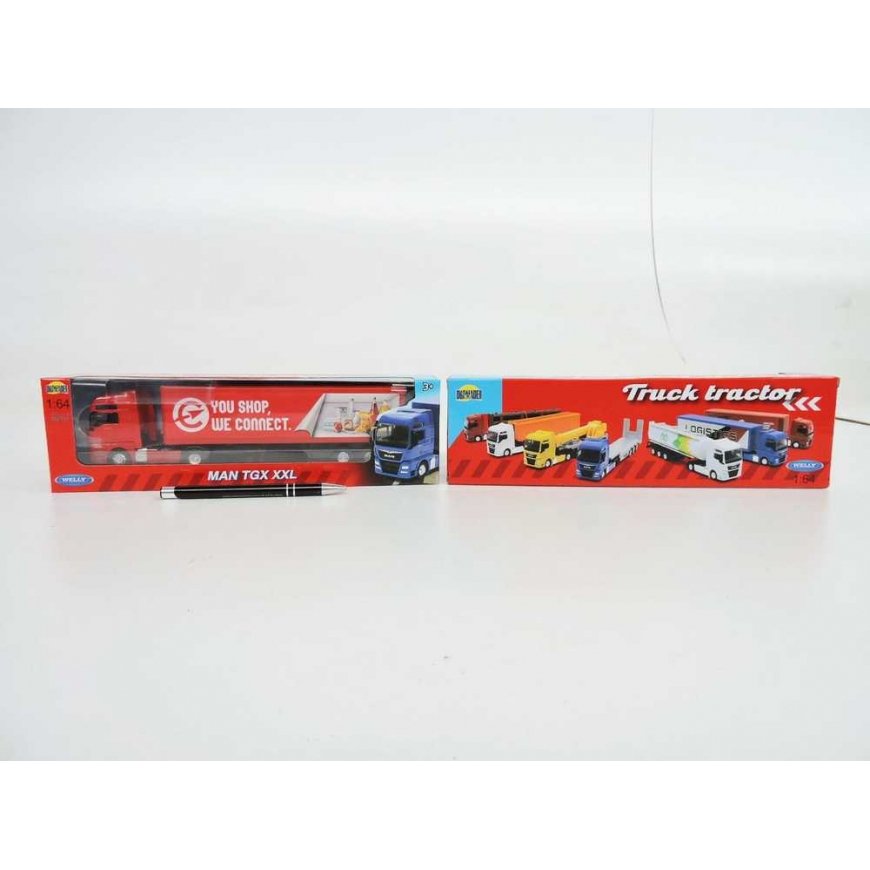 *WELLY TRUCK metal 1:64 man tgx, dostawa żywności