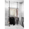Teleskopinė spintos sistema HERKULES BASIC, spalva juoda, WENKO Teleskopinė spintos sistema HERKULES BASIC, spalva juoda, WENKO